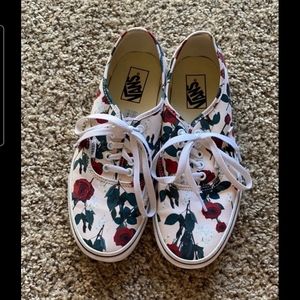Vans rose shoes 9.5